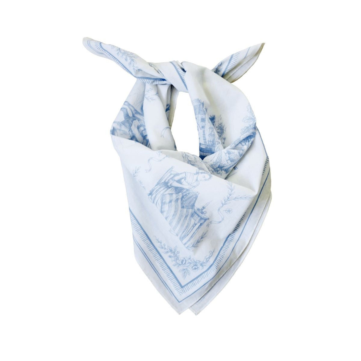 Ladies of 1776 Bandana Scarf – Blue Chambray