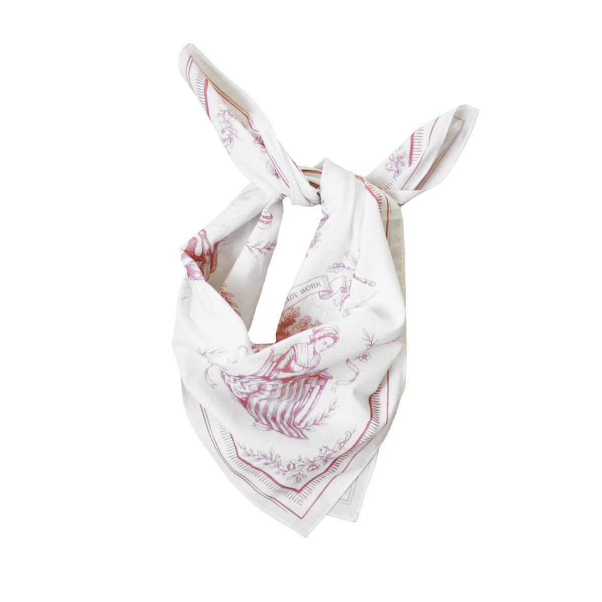 Ladies of 1776 Bandana Scarf – Dusty Rose Red