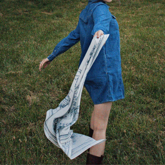 Ladies of 1776 Bandana Scarf – Slate Gray