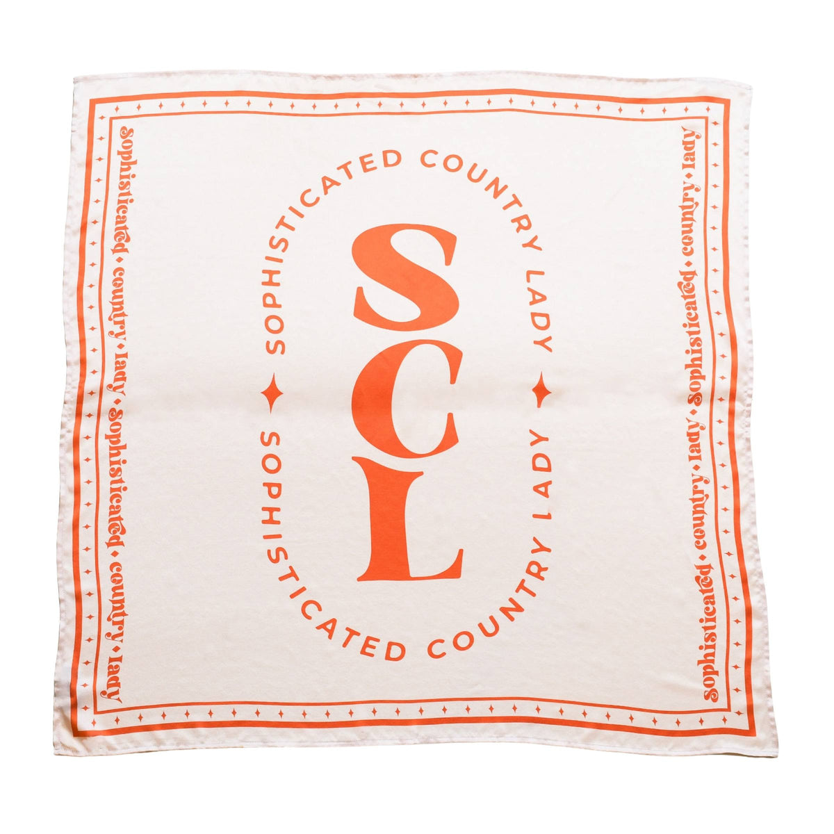 SCL Logo Square Silk Scarf