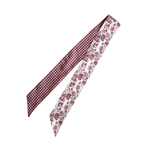 Burgundy Forest Toile Lil Twilly