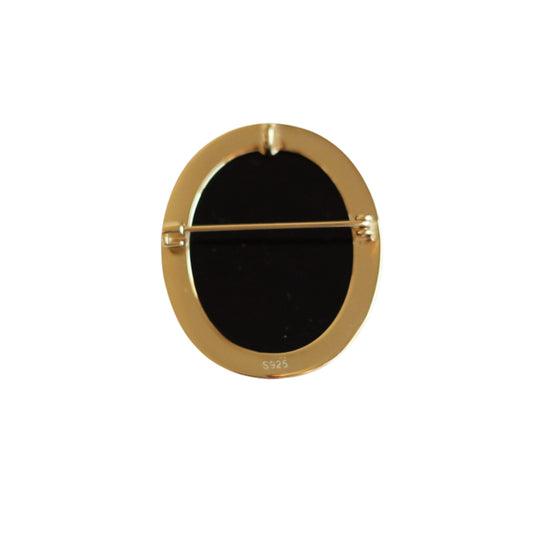 Cowgirl Cameo Brooch