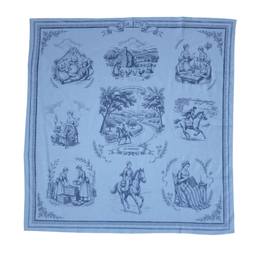 Ladies of 1776 Bandana Scarf – Blue Denim