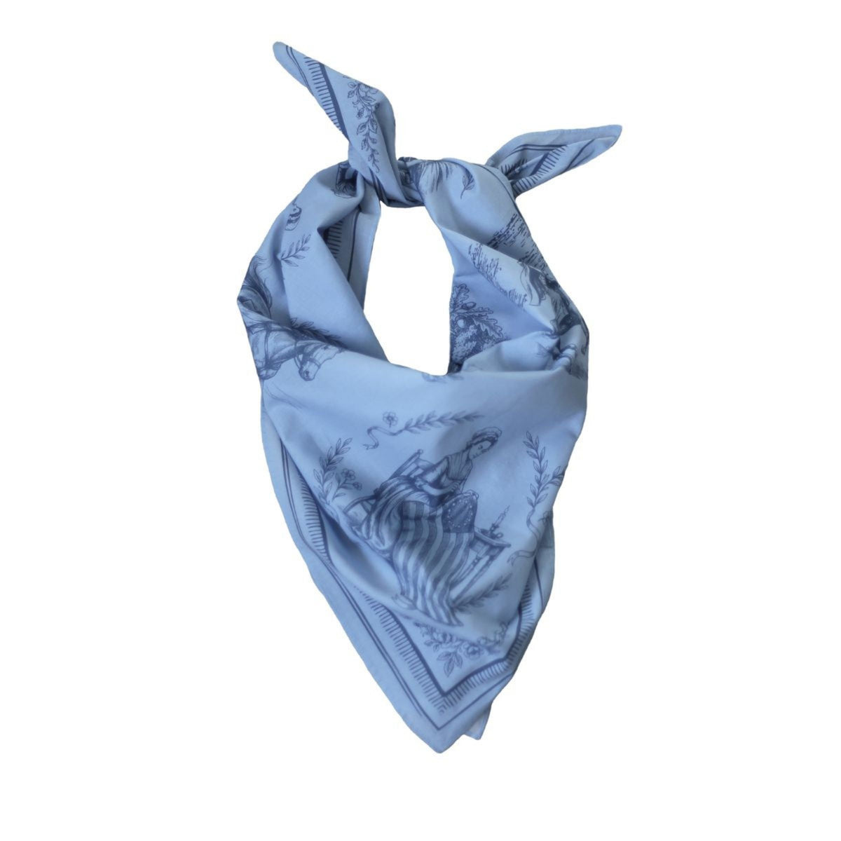 Ladies of 1776 Bandana Scarf – Blue Denim