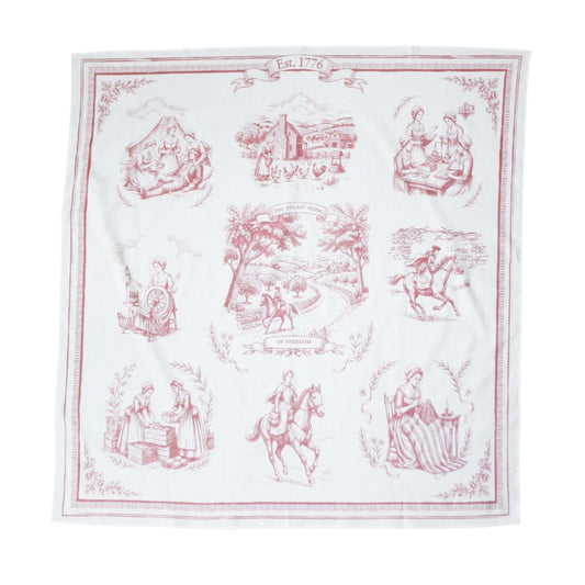 Ladies of 1776 Bandana Scarf – Dusty Rose Red