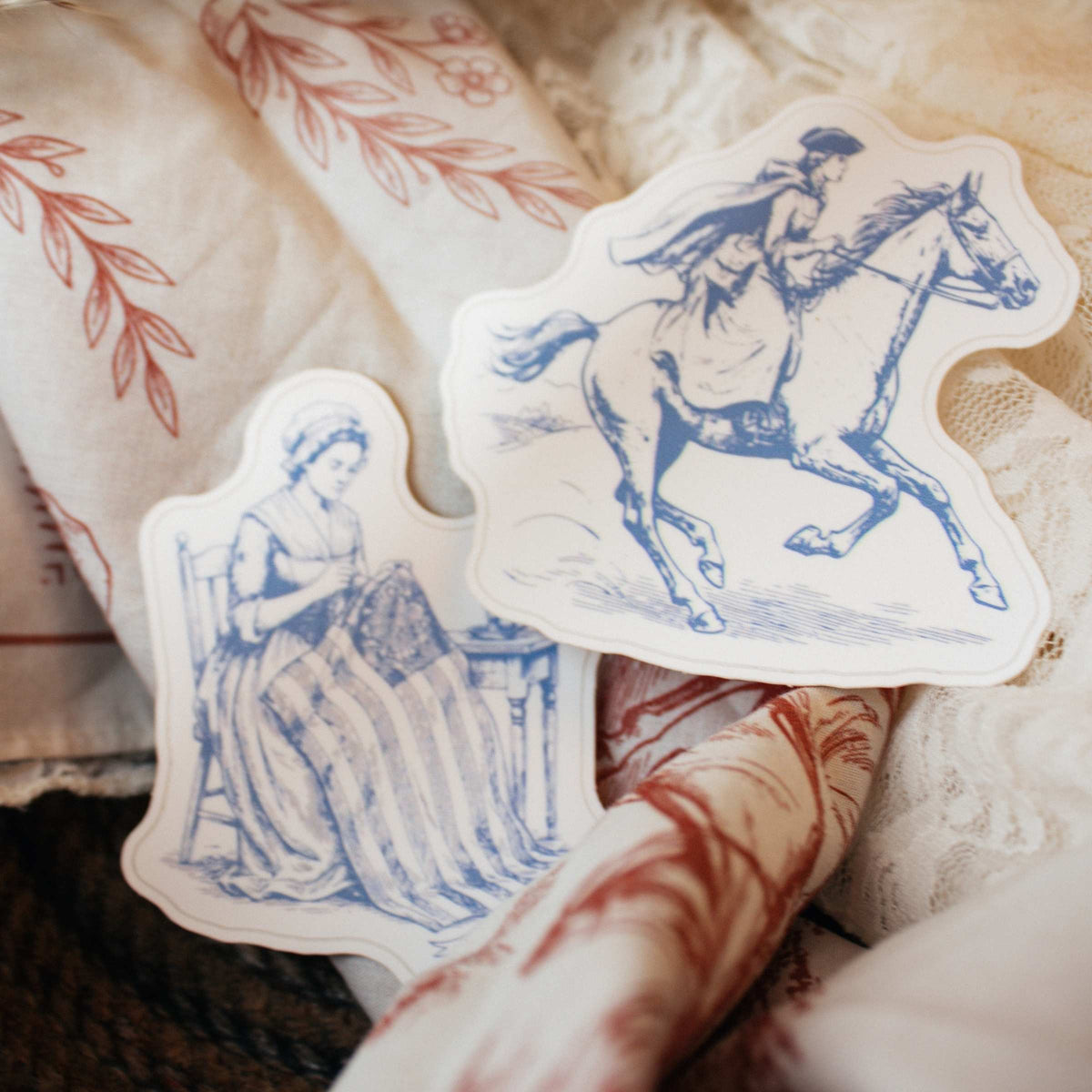 Ladies of 1776 Stickers – Historic Patriotic Women