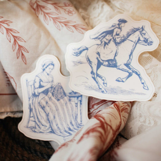 Ladies of 1776 Stickers – Historic Patriotic Women