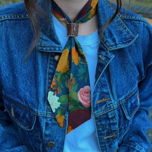 Romantic Aztec Floral Navy Lil Twilly