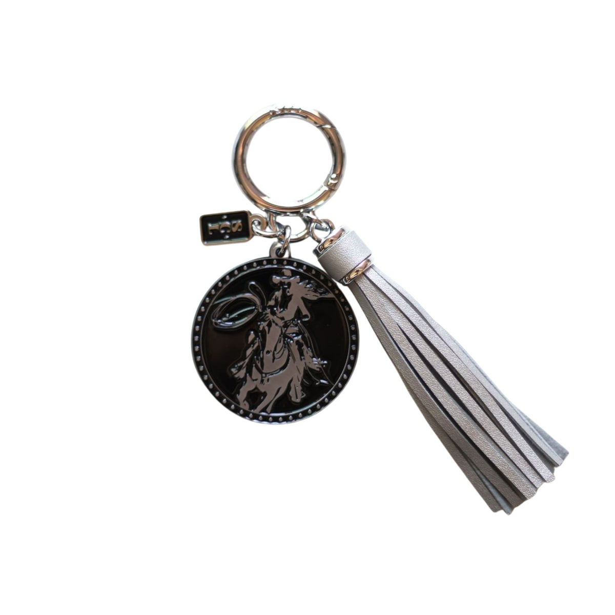 Ropin Ruby Cowgirl Keychain or Bag Charm