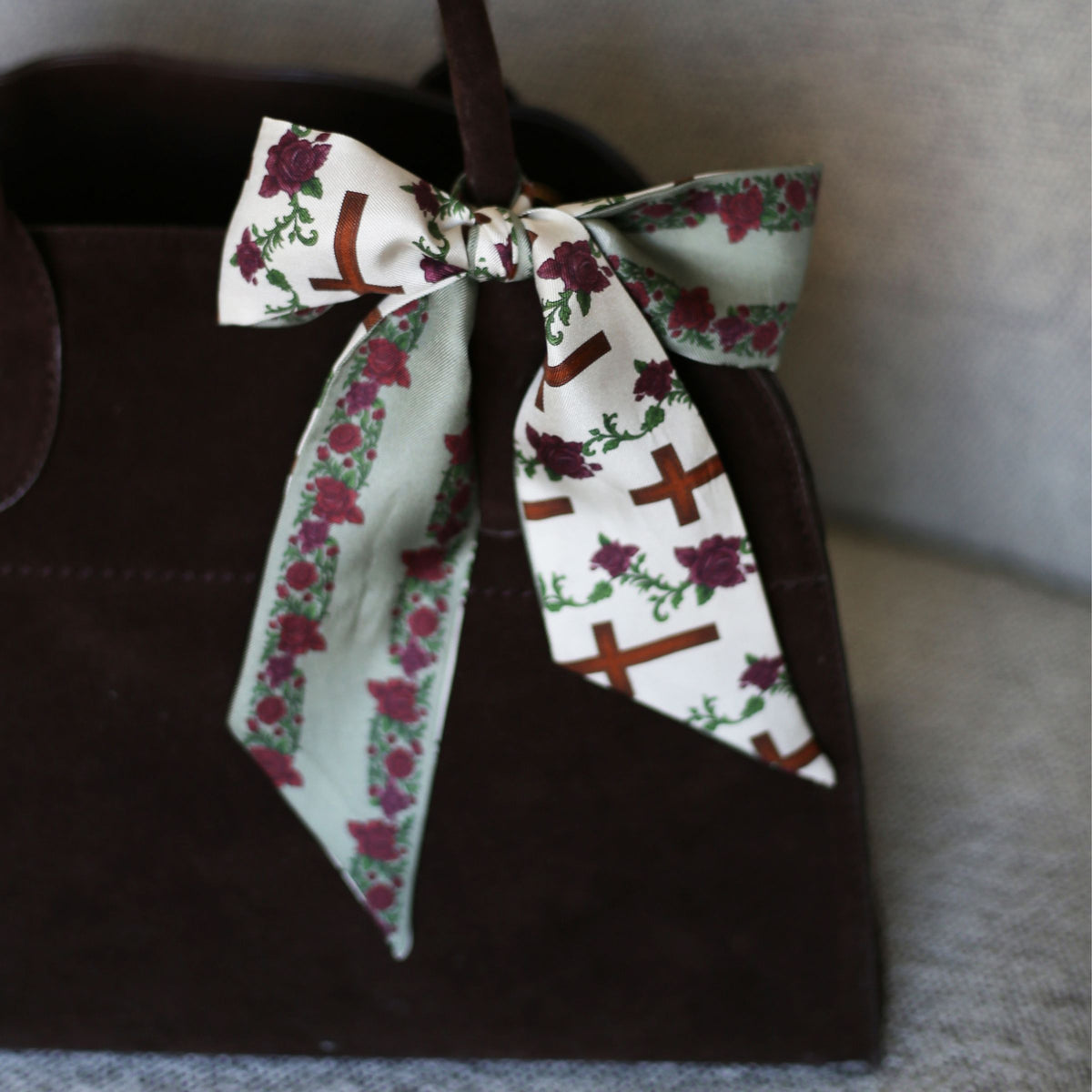 Rosewood Floral Cross Lil Twilly