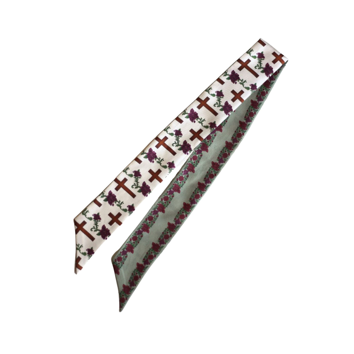 Rosewood Floral Cross Lil Twilly