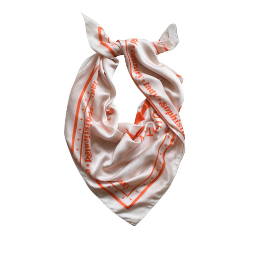 SCL Logo Square Silk Scarf