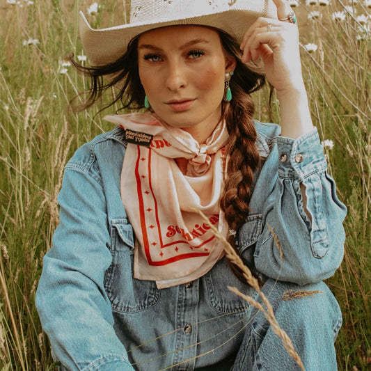 SCL Logo Square Silk Scarf