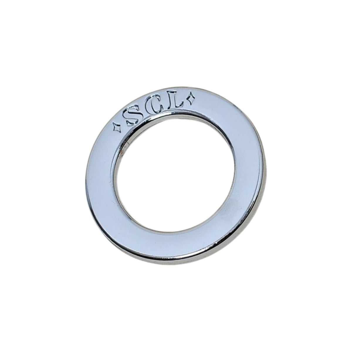 Twilly & Tie Scarf Ring in Silver with SCL logo